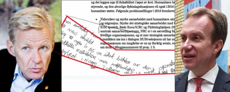 INTERNT NOTAT: Børge Brende advarte mot for nært samarbeid med Flyktninghjelpen etter kritikk av regjeringen