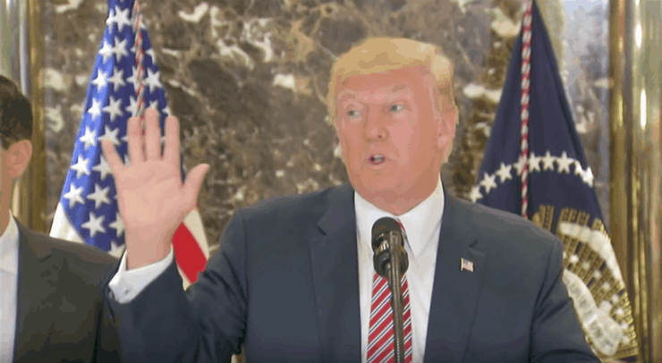 Trump forsvarer rasistbevegelsen - her er de mest oppsiktsvekkende sitatene fra pressekonferansen