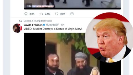 Trump delte videoer fra Jayda Fransen (31): – Det betyr enormt mye for henne, sier ekstremismeforsker