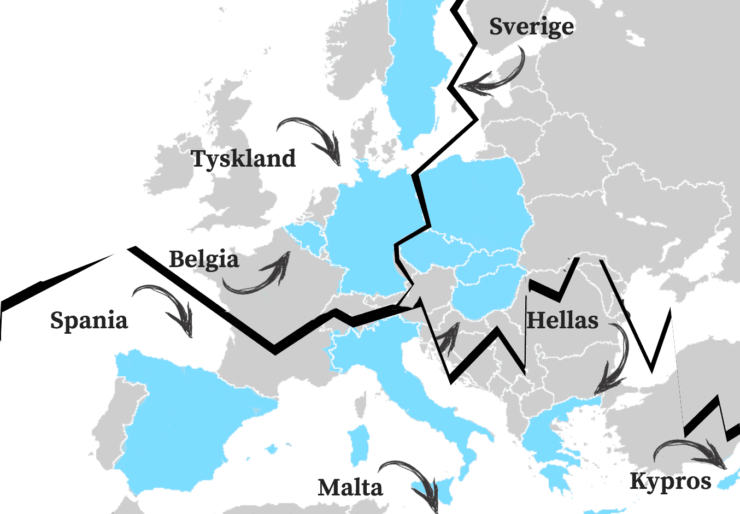 Her er frontene i slaget om Europas asylpolitikk