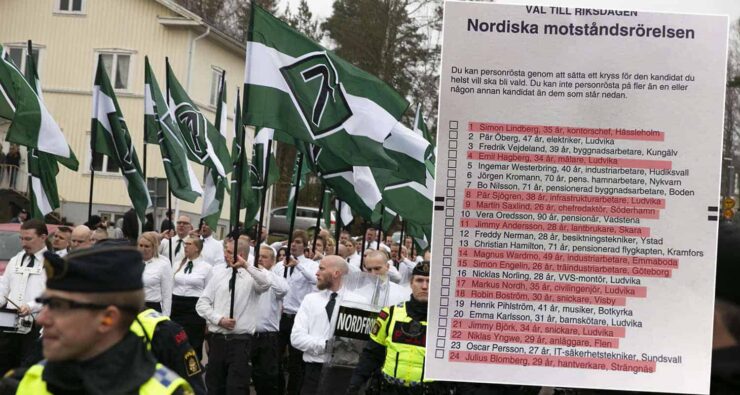 15 av 24 straffedømt: Dette er voldsmennene på nynazistenes valglister