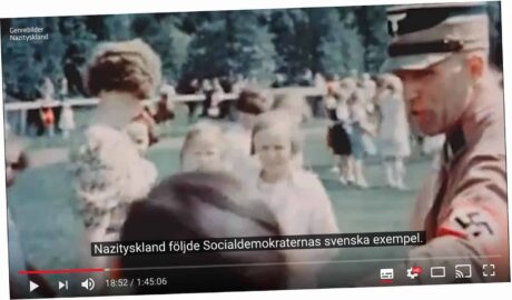 Valgkampfilm kobler «Sosserna» til Hitler  – får til svar at SD er et rasistisk parti i 2018