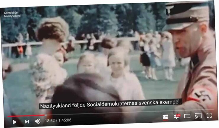 Valgkampfilm kobler «Sosserna» til Hitler  – får til svar at SD er et rasistisk parti i 2018