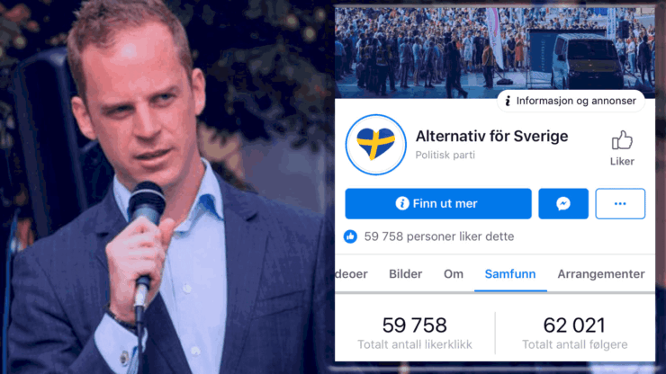 Ett av Sveriges mikropartier har eksplodert på Facebook