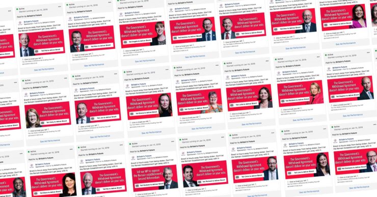 Britene bombarderes med brexit-annonser på Facebook - ingen vet hvem som står bak