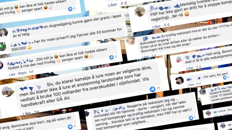 Bompengemotstandere slakter Siv Jensens respons på viktige nettforum