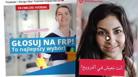 Se oversikten: Slik frir partiene til velgerne på andre språk