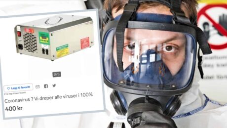 Skor seg på korona-frykt på Finn.no: «Kjøpt noe ting fra China? Bestill hos oss en ozongenerator»