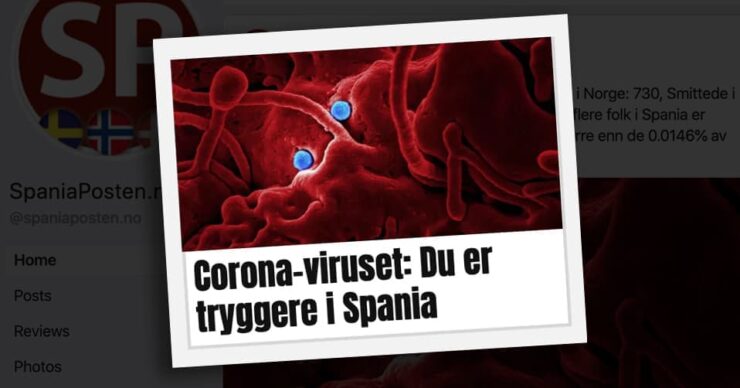 Nei, du er ikke tryggere for koronaviruset i Spania
