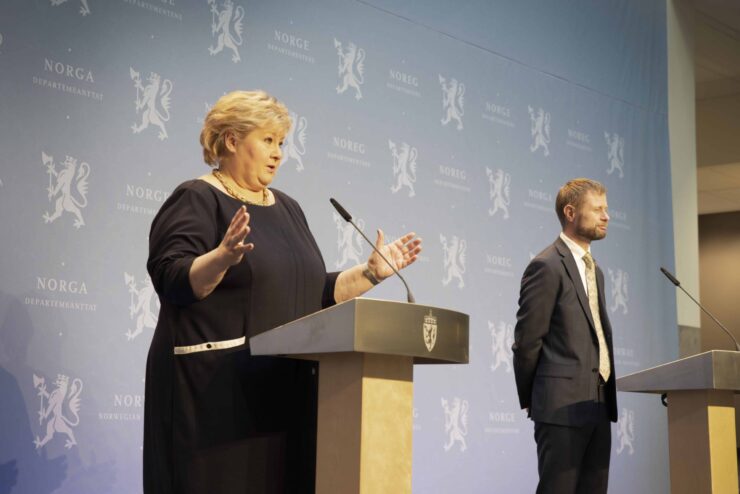 Reportasje: Erna Solberg er ikke forkjølet