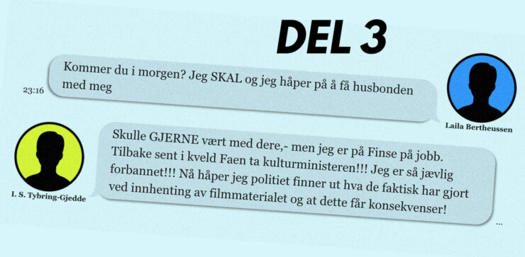 «Faen ta kulturministeren!!! Jeg er så jævlig forbannet!!!» - «Jentene» og Bertheussen – DEL 3