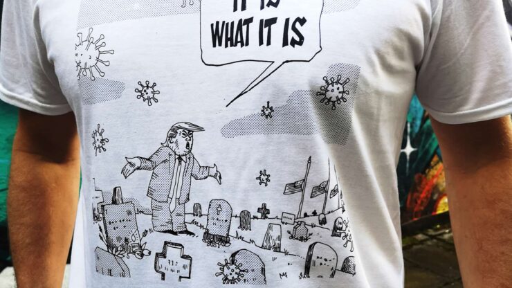 Nå kan du kjøpe «It is what it is!»-skjorta med Trump
