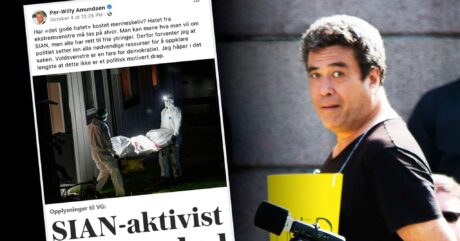 Drapssiktet har vært knyttet til høyreekstremisme – Per-Willy Amundsen (Frp) utpekte «voldsvenstre»