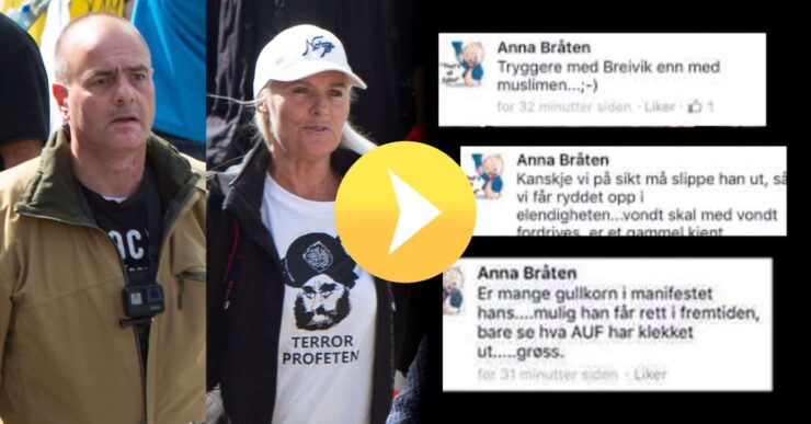 SIAN forsvarer utsagn om Anders Behring Breivik