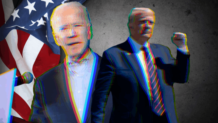 Absurd første duell mellom Trump og Biden
