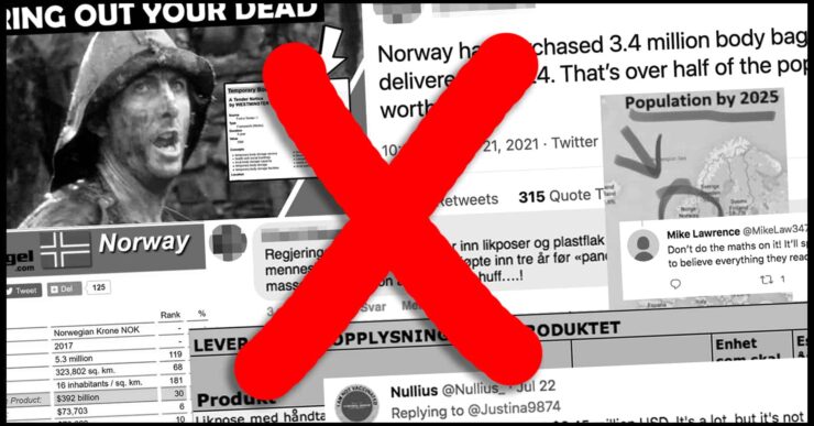 Nei, Forsvaret har ikke bestilt 3,4 millioner likposer til koronavaksinerte