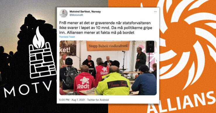 Reagerer på Alliansen-invitasjon – interne konflikter blant vindkraftmotstandere tilspisser seg i valgkampen