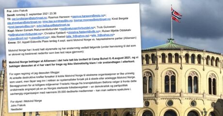 Sendte «beklager»-mail til politikere – mener «destruktive krefter» forsøker å skade Motvind Norge