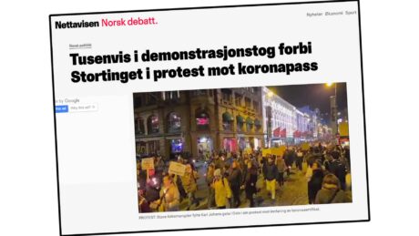 Nei, det var ikke tusenvis av korona-demonstranter i Oslo
