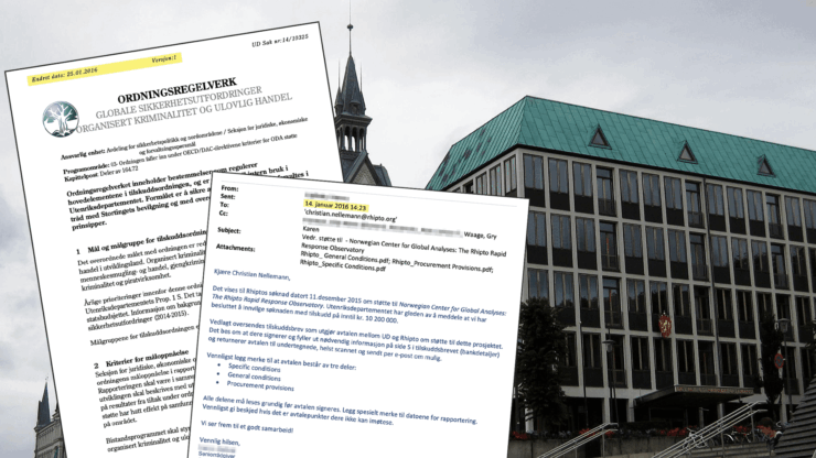 UD ga Rhipto millionavtale før kriteriene for pengebruken var klare
