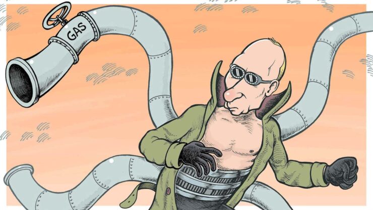 Slik ser tegnere fra hele verden på Ukraina-krigen