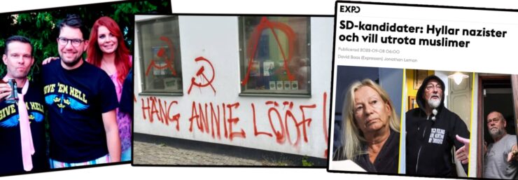Nazister, muslimhat og attentatplaner: Slik preget ytre høyre den svenske valgkampen