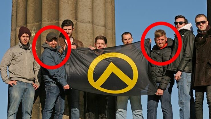 Tidligere nynazist er listetopp for Norgesdemokratene: Her poserer han med britisk høyreekstremist i 2018 