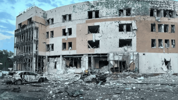 FN-brukt hotell i Ukraina rammet av russisk missil