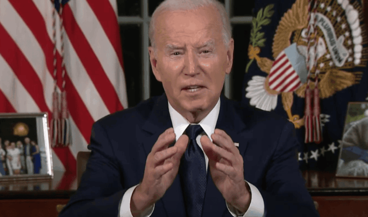Biden i dyster tale: USA må stå last og brast med Israel og Ukraina