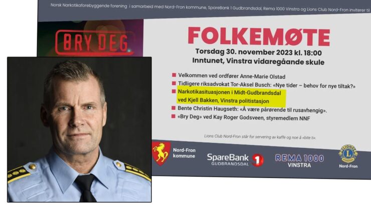 Politiet deltar på nye narkotikaforedrag i regi av privat forening: – Skal ikke være tvil om når det er politiet