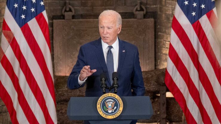 Biden: Endepunktet for Gaza må være «ekte palestinsk stat»