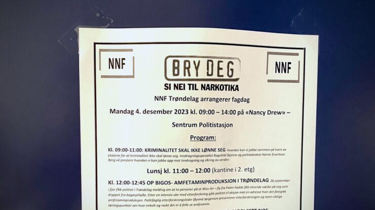 Narko-politisk forening fikk ha «fagdag» på politihuset i arbeidstida