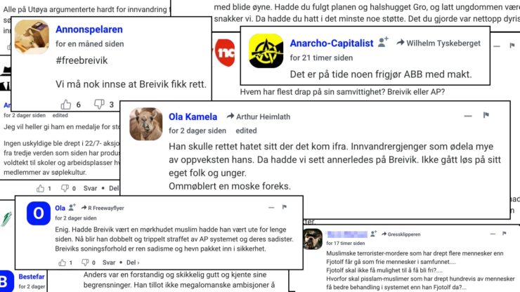 «Det er på tide noen frigjør ABB med makt»: Terror-oppfordringer og Breivik-hyllest i kommentarfelt hos iNyheter