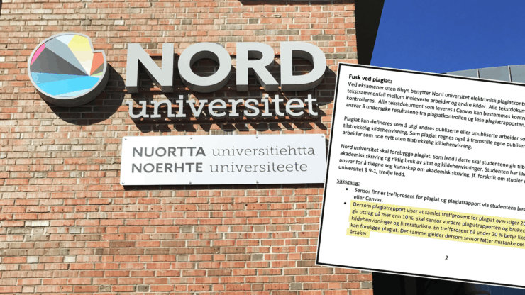 Ber ikke sensorer reagere før 20 prosent tekstlikhet: – Tallet sier ingenting i seg selv