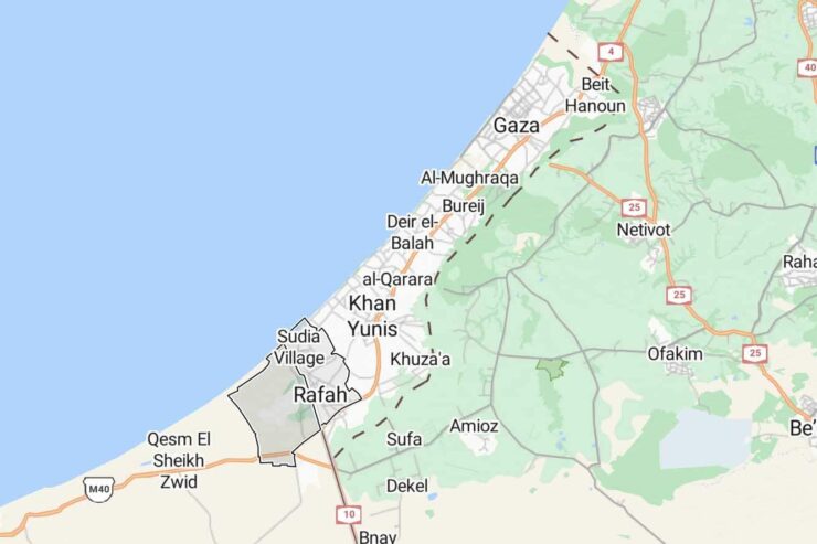 Minst 35 drept i luftangrep på teltleir i «trygt område» i Rafah
