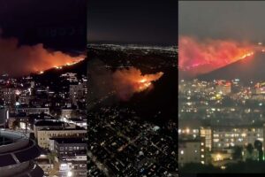 1100 bygninger nedbrent, fem omkomne og mange skadde brannmannskaper i Los Angeles – og i natt startet nok en brann