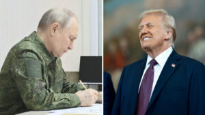 Trump går bort fra krav om våpenhvile i Ukraina etter telefonsamtale med Putin