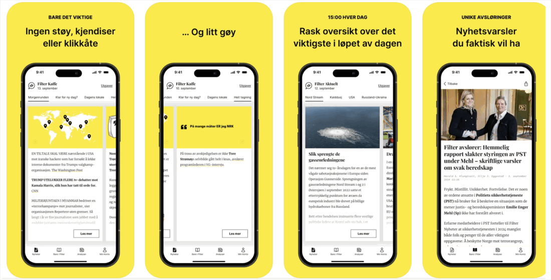 Her finner du Filters app