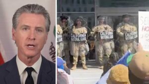 California-guvernør: Trumps bruk av militærstyrker mot demonstranter er «skamløs maktmisbruk» og «svakhet forkledd som styrke»
