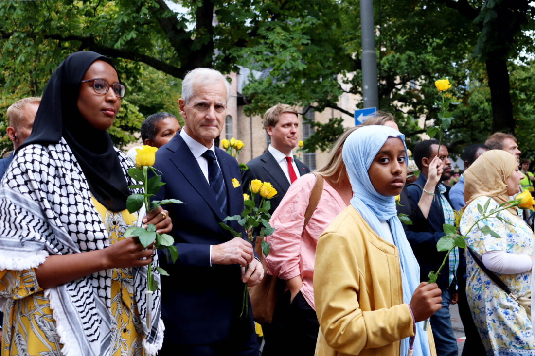 Statsministeren: – Det er ikke noe som heter et «stolt, hvitt Norge»