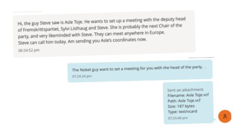 Asle Toje avviser påstander om Listhaug-Bannon-møte i Epstein-dokumentene: – Dette er Rød-Larsens sak, ikke min