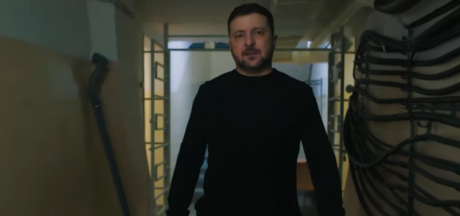 Zelenskyj avslører bunkeren der han tilbragte de første dagene etter fullskalainvasjonen
