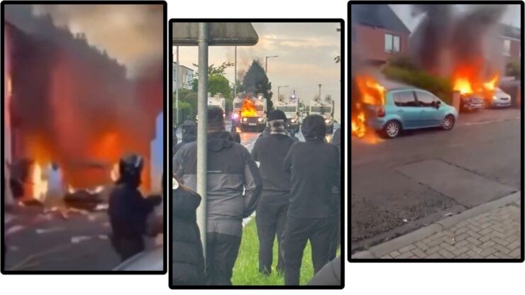 Maskerte høyreekstremister brant boliger og angrep vilkårlige innvandrere: Dette vet vi om opptøyene i Belfast