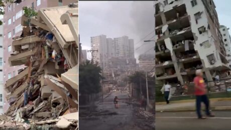 Venezuela rammet av dobbelt jordskjelv, tusener fryktet drept